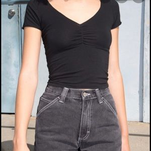 Black brandy Melville Gina top